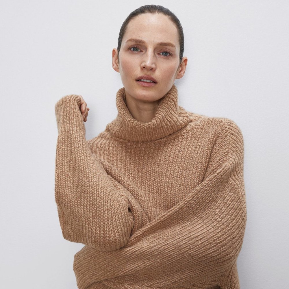 ZARA Oversized Wool and Alpaca Sweater